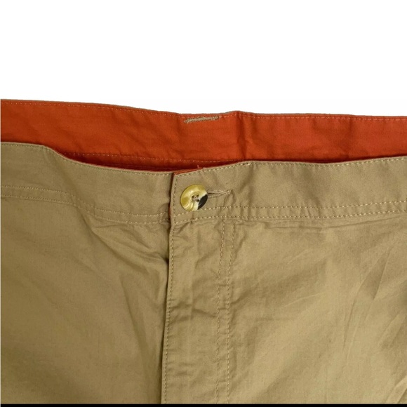 New Mens Columbia Big & Tall Washed Out Khaki Beige Casual Shorts Sz 50 NWT 10" - Picture 2 of 7